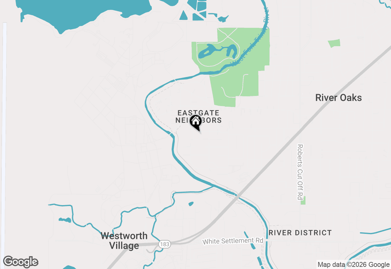 Map of 716 River Hill Lane, Fort Worth, TX 76114