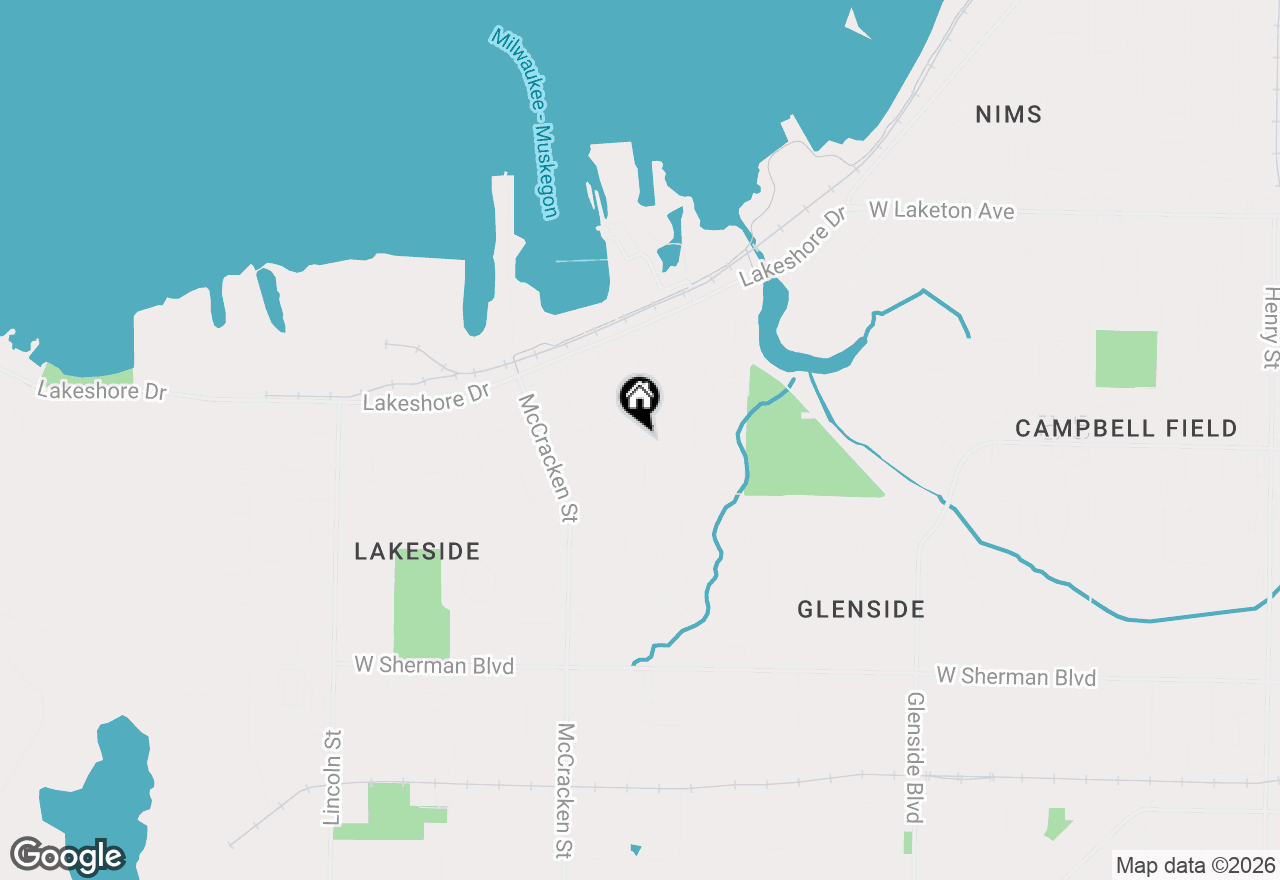 Map of 2208 Torrent Street, Muskegon, MI 49441