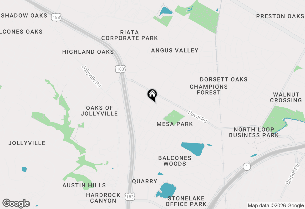 Map of 11704 Natrona Dr, Austin, TX 78759