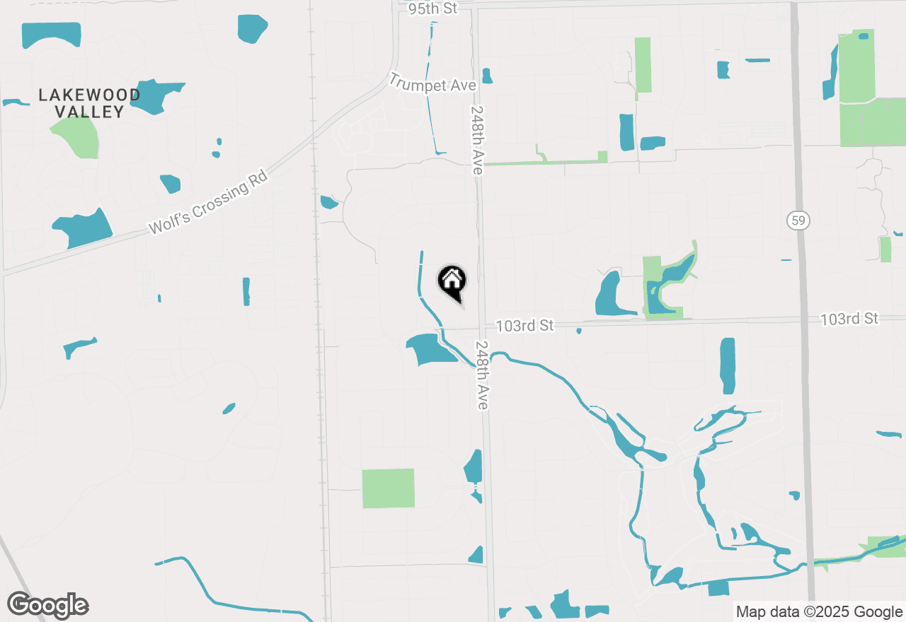 Map of 3923 Nannyberry Street, Naperville, IL 60564