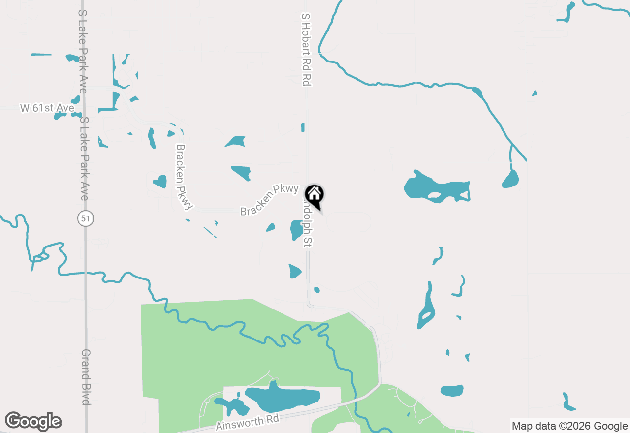 Map of 6275 Randolph Street, Hobart, IN 46342