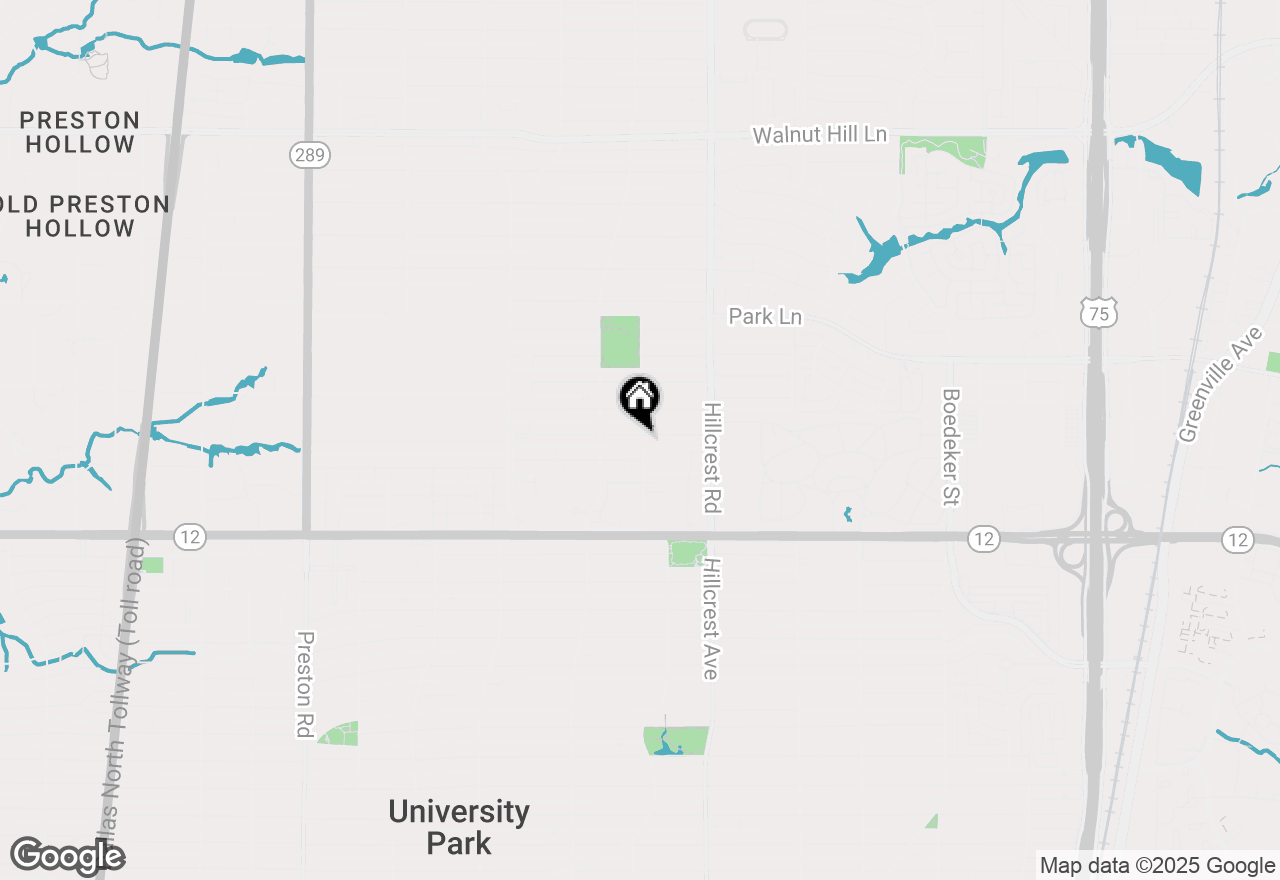 Map of 6639 Del Norte Lane, Dallas, TX 75225