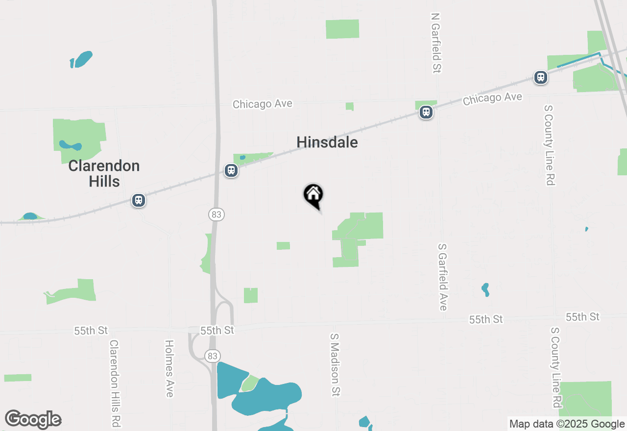 Map of 530 W 6th Street, Hinsdale, IL 60521