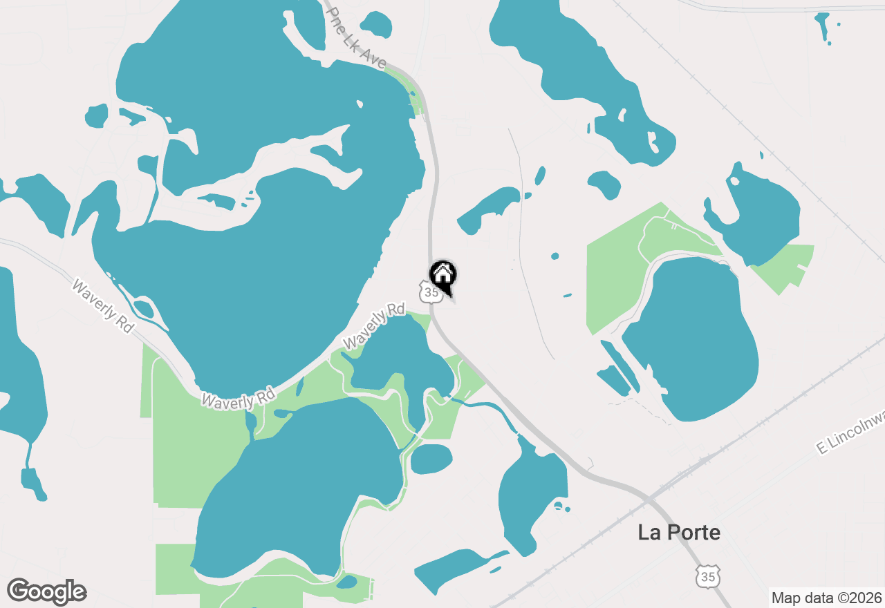 Map of 107 Highland Court, La Porte, IN 46350