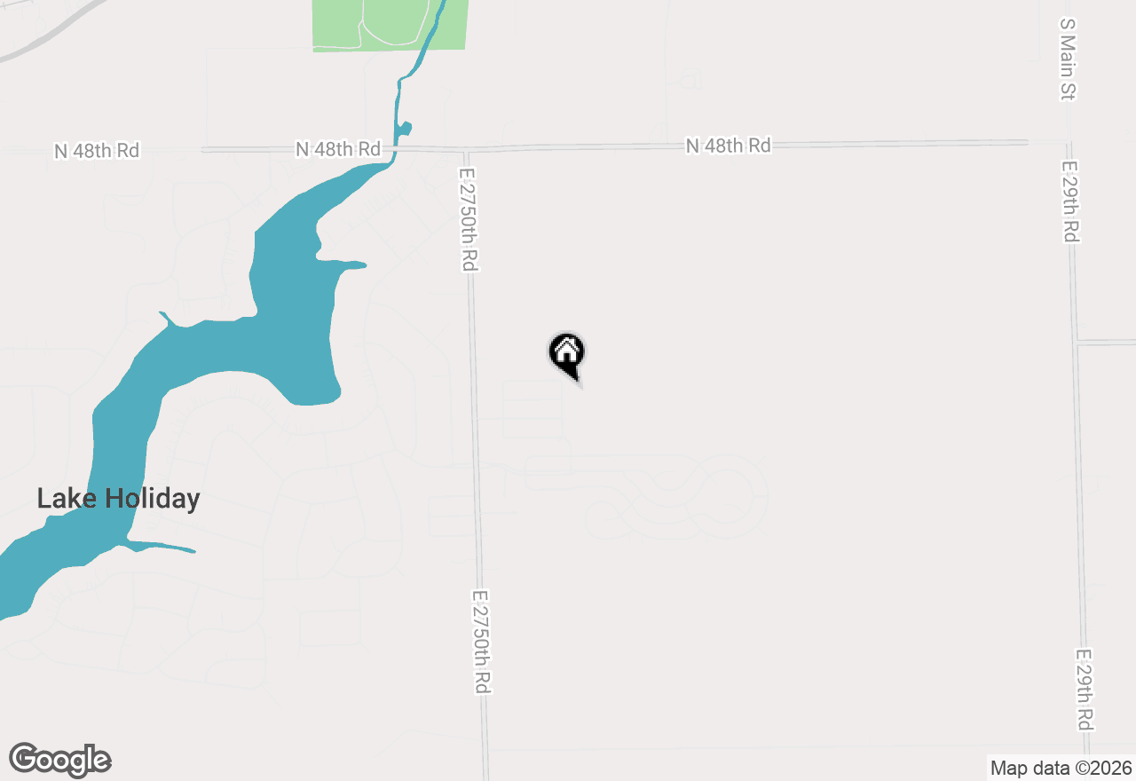 Map of 25 Cedar Lane, Sandwich, IL 60548