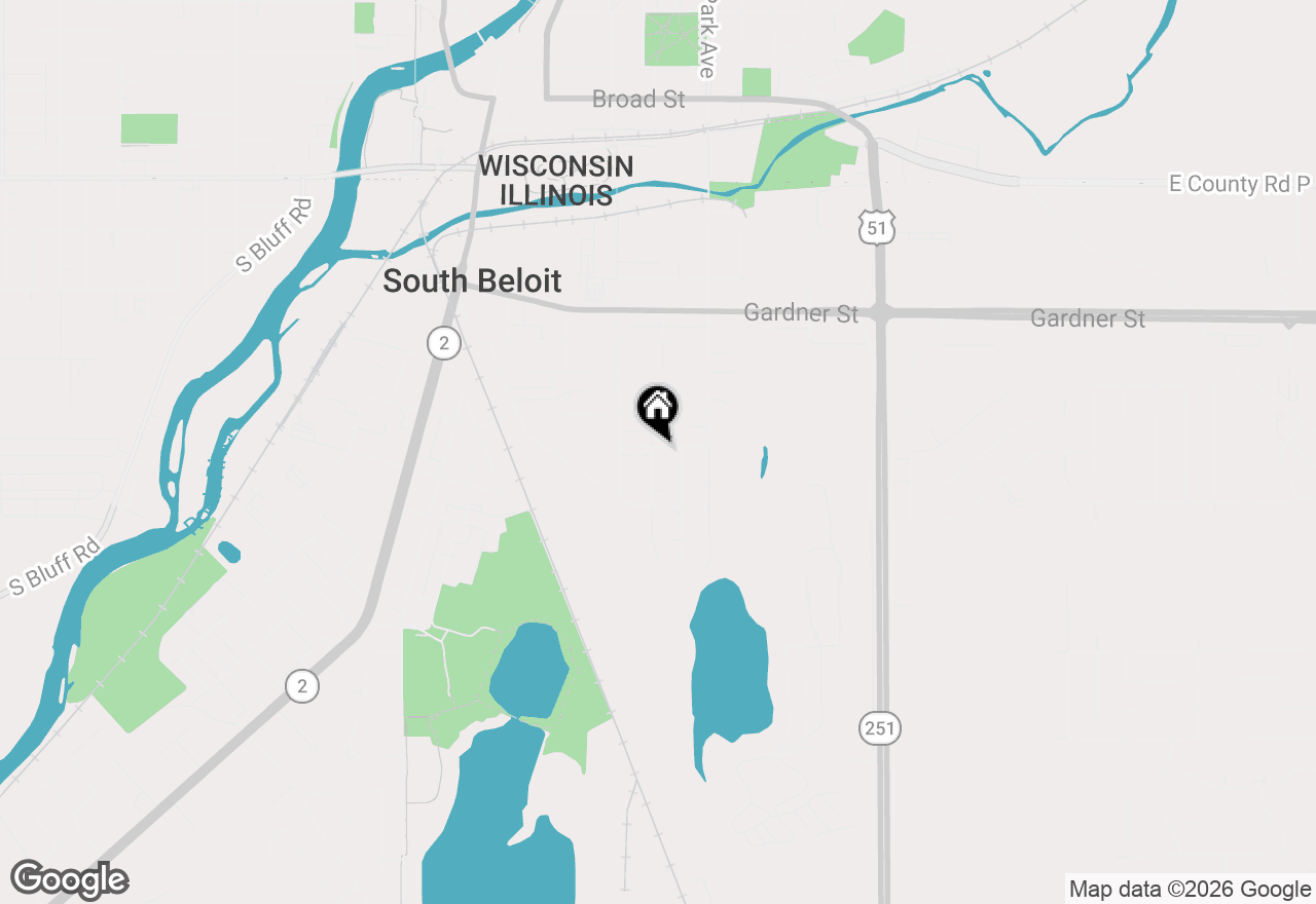 Map of 701 Salmon Avenue, South Beloit, IL 61080