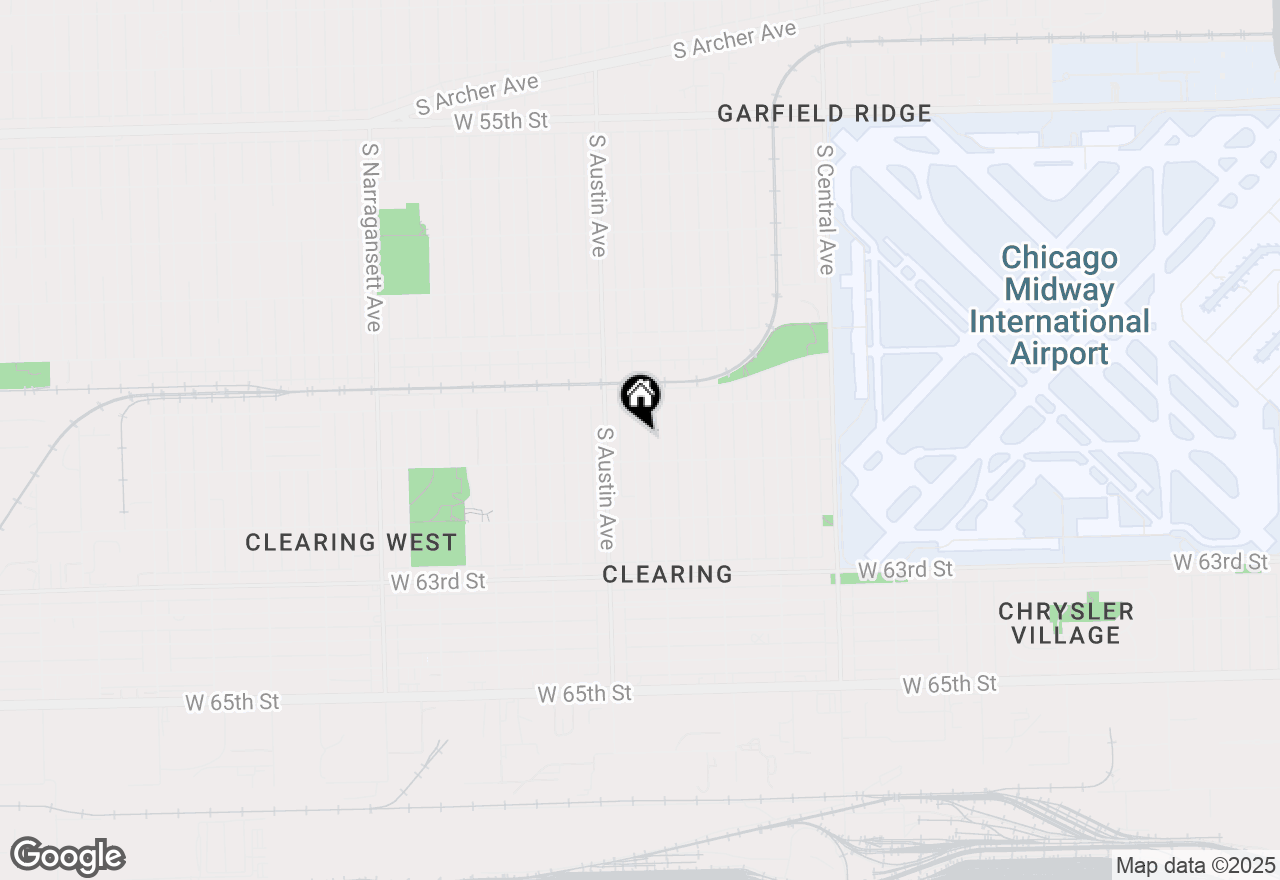 Map of 6037 S Mason Avenue, Chicago, IL 60638