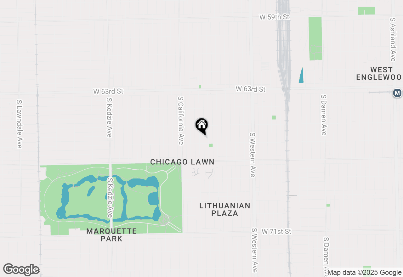 Map of 6543 S Washtenaw Avenue, Chicago, IL 60629