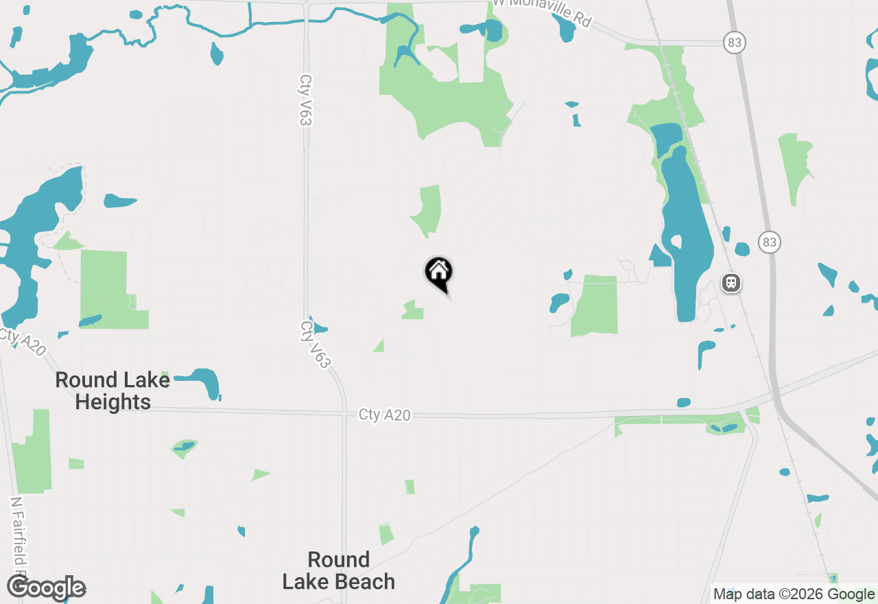 Map of 1995 N Nicole Lane, Round Lake Beach, IL 60073
