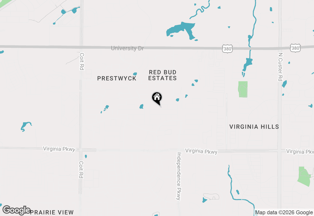 Map of 10216 Kemah Place, Mckinney, TX 75071