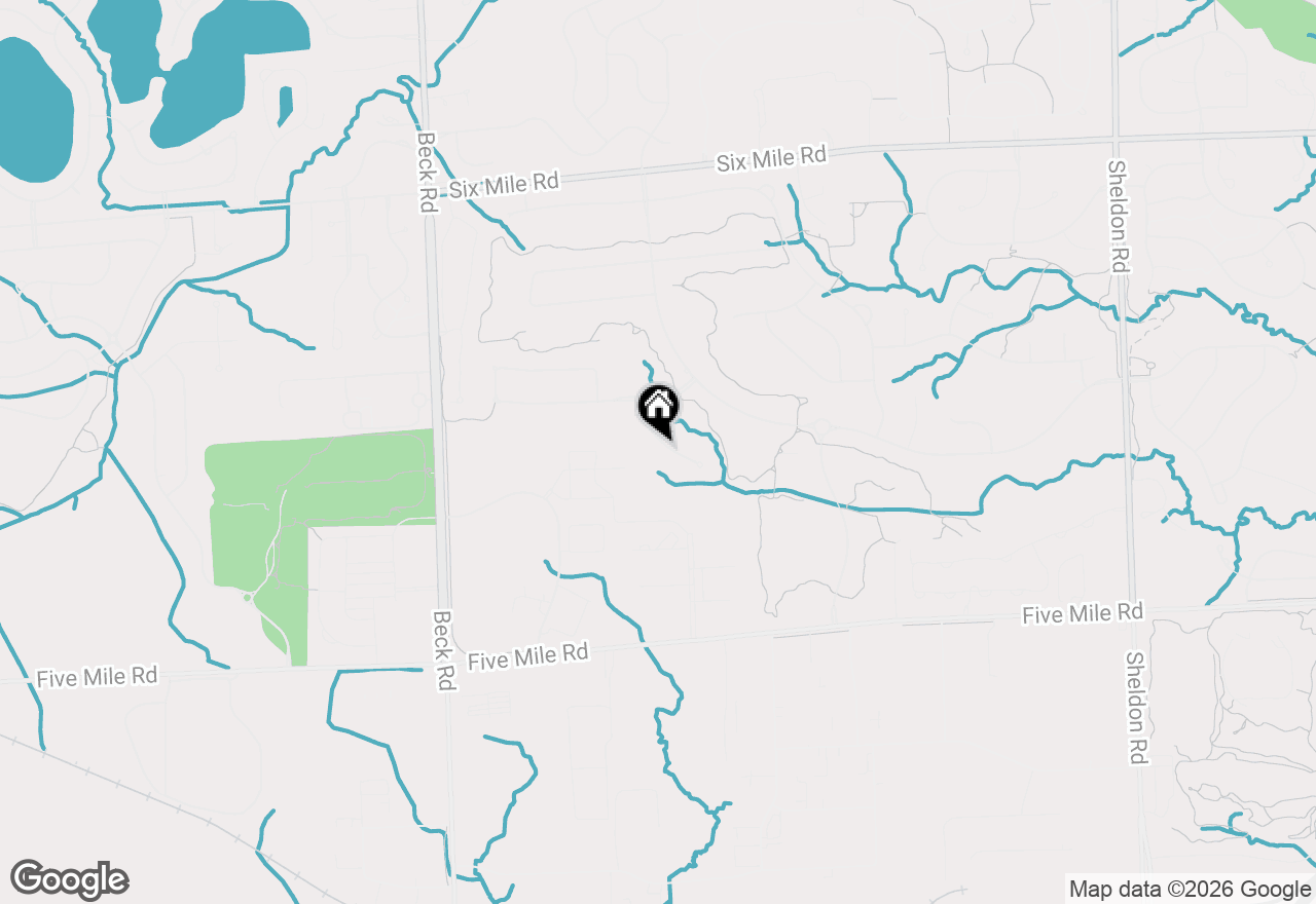 Map of 15639 Merion Court, Northville, MI 48168