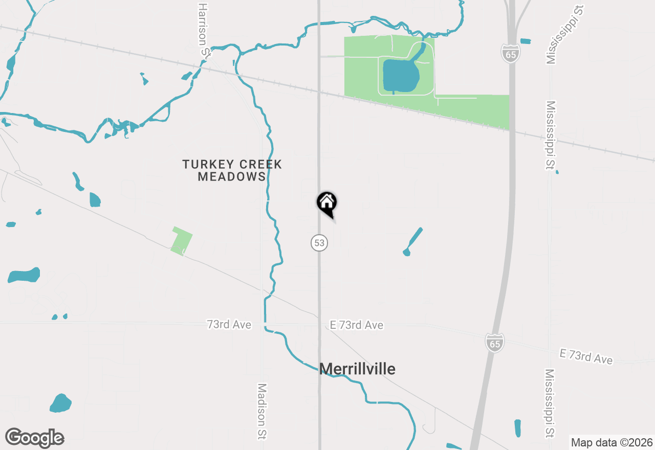 Map of 6925 Broadway, Merrillville, IN 46410