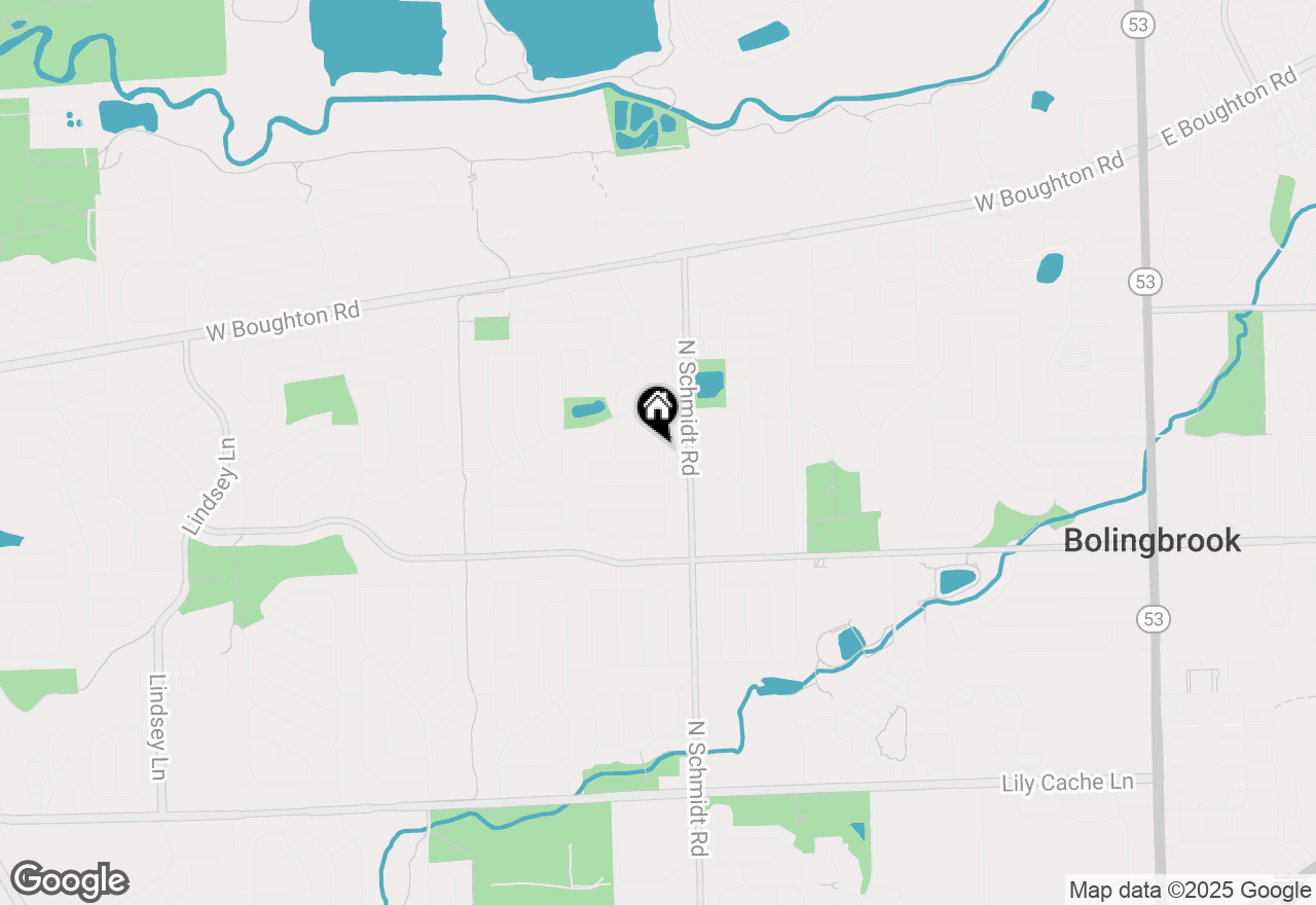 Map of 518 Emerson Circle, Bolingbrook, IL 60440