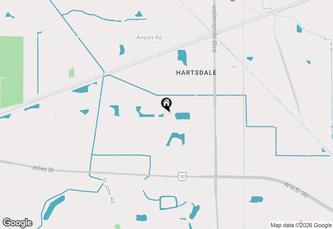 Map of 1254 Primrose Lane, Schererville, IN 46375