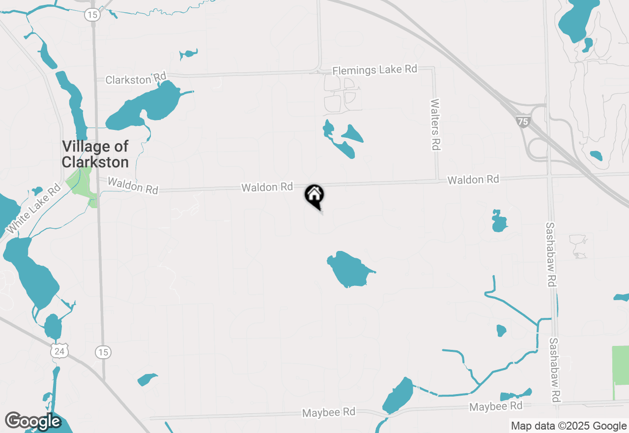 Map of 6429 Woodglen Drive, Clarkston, MI 48346