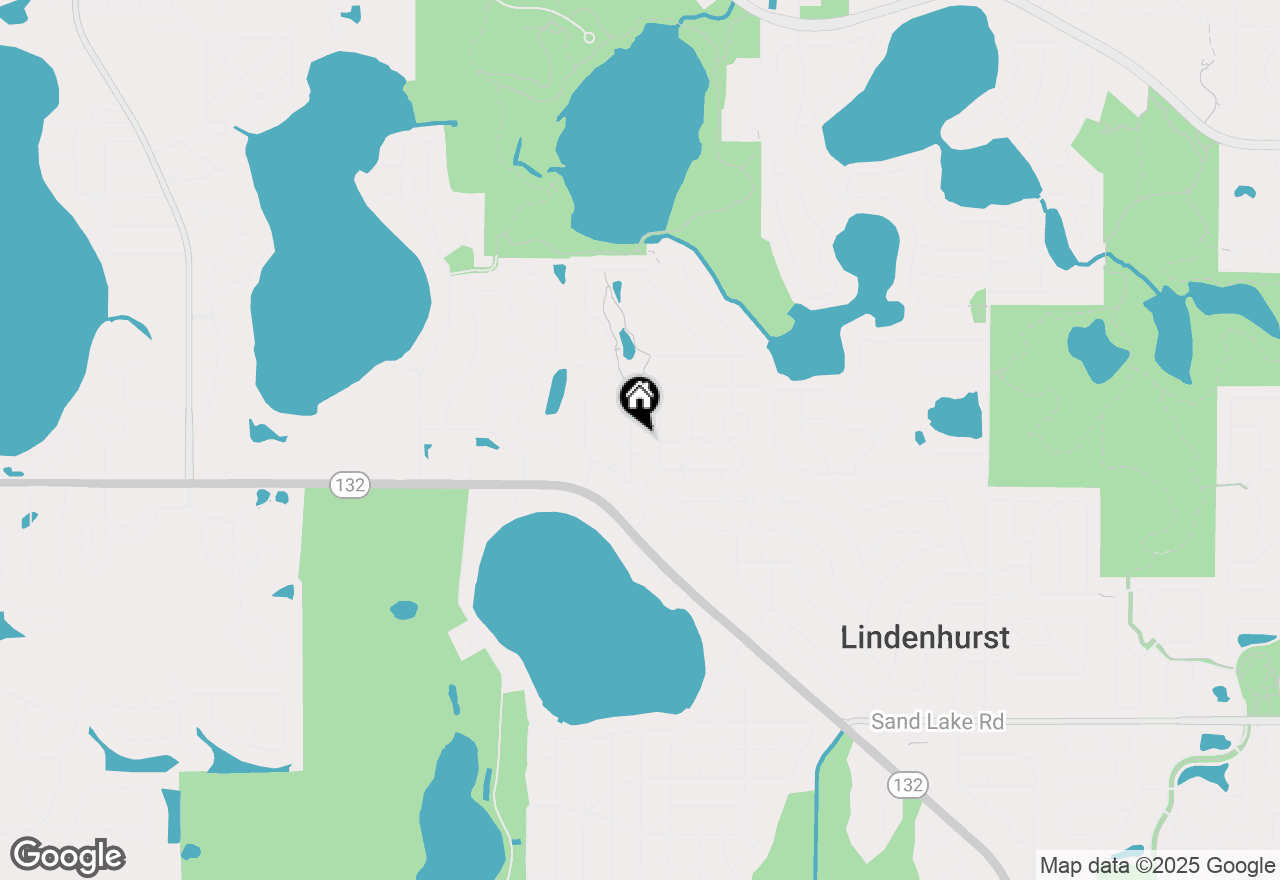 Map of 65 Hickory Drive, Lindenhurst, IL 60046