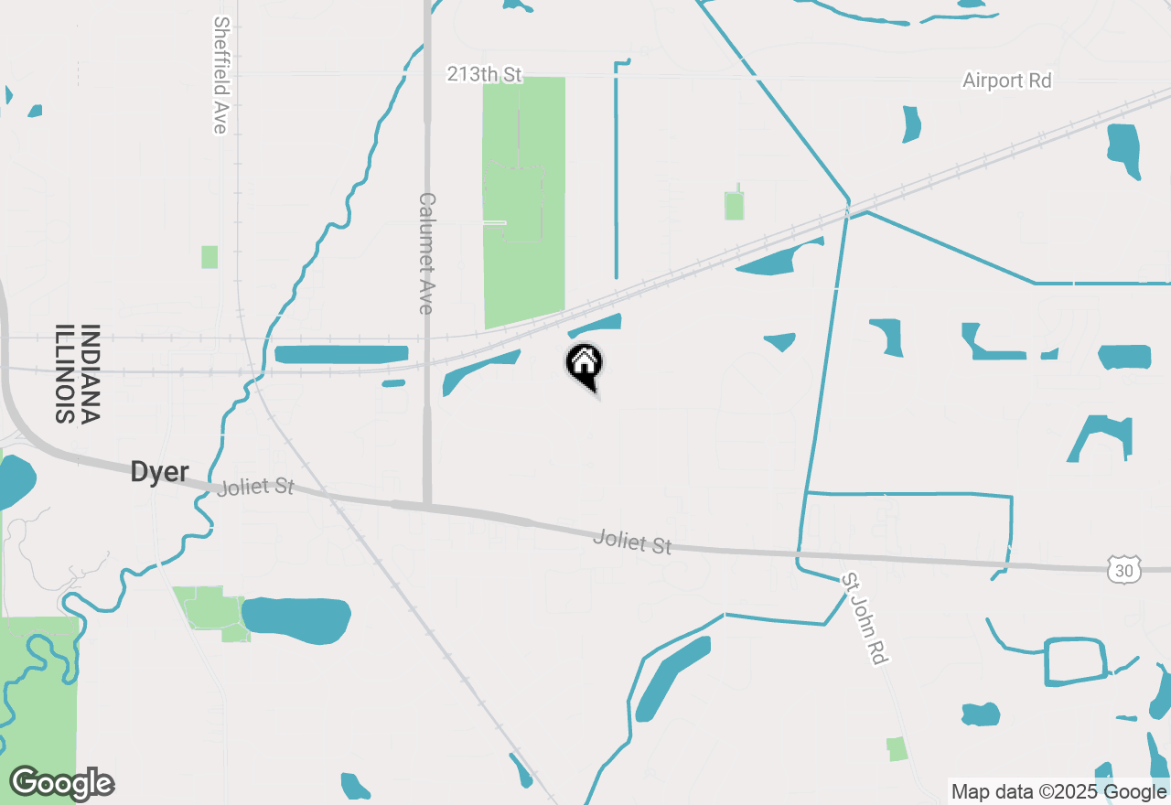 Map of 1816 Saturday Evening Avenue, Dyer, IN 46311