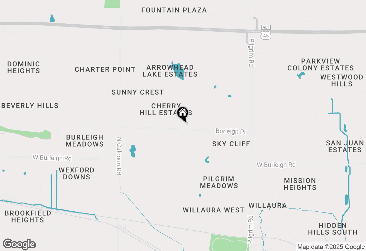 Map of 3325 Bradee Rd, Brookfield, WI 53005