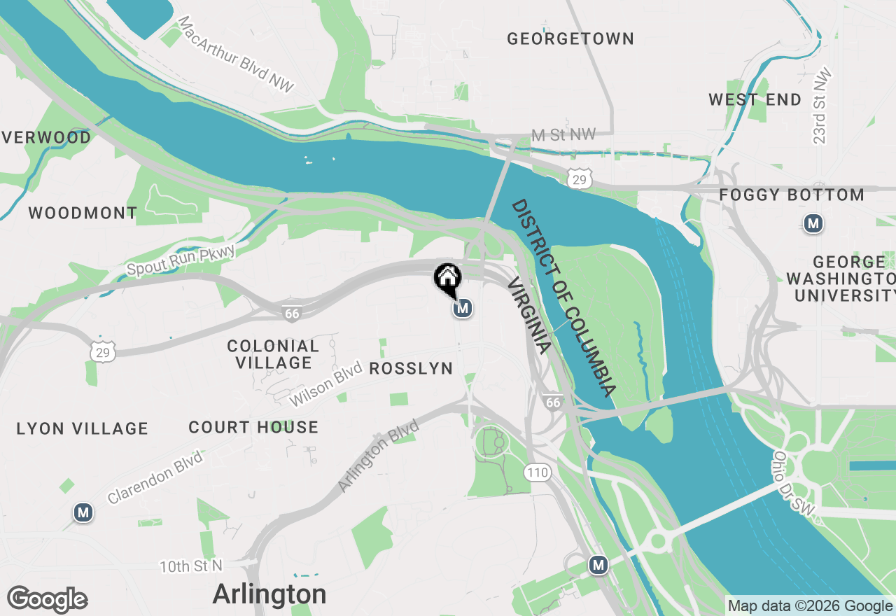 Map of 1881 N Nash Street #1801, Arlington, VA 22209