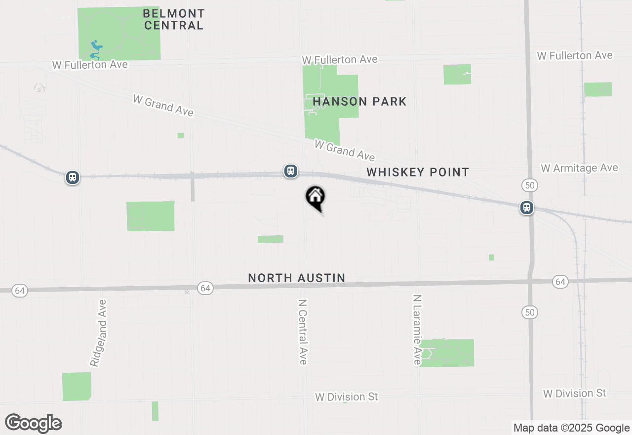 Map of 1822 N Luna Avenue #G, Chicago, IL 60639