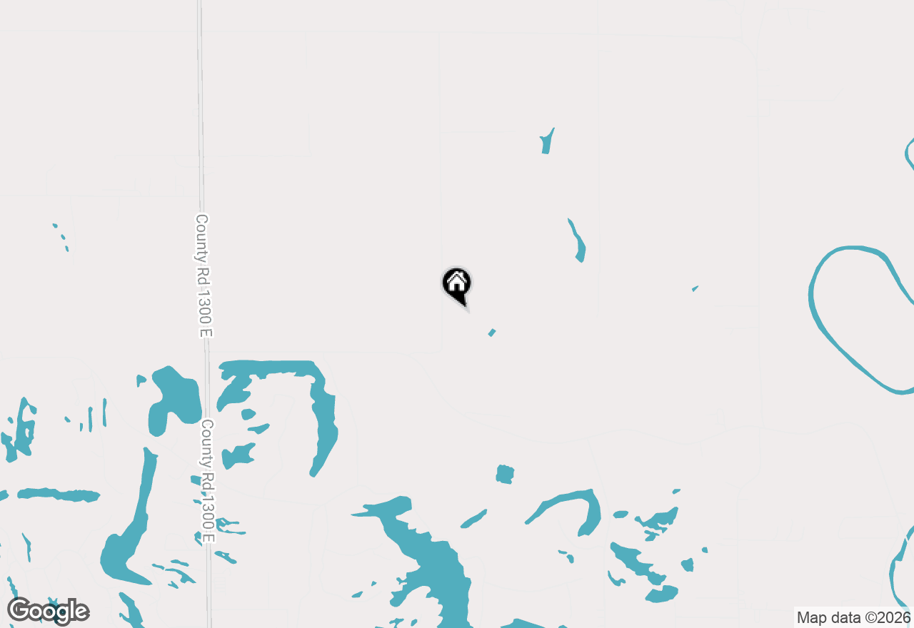 Map of 19263 N 1370 East Road, Danville, IL 61834