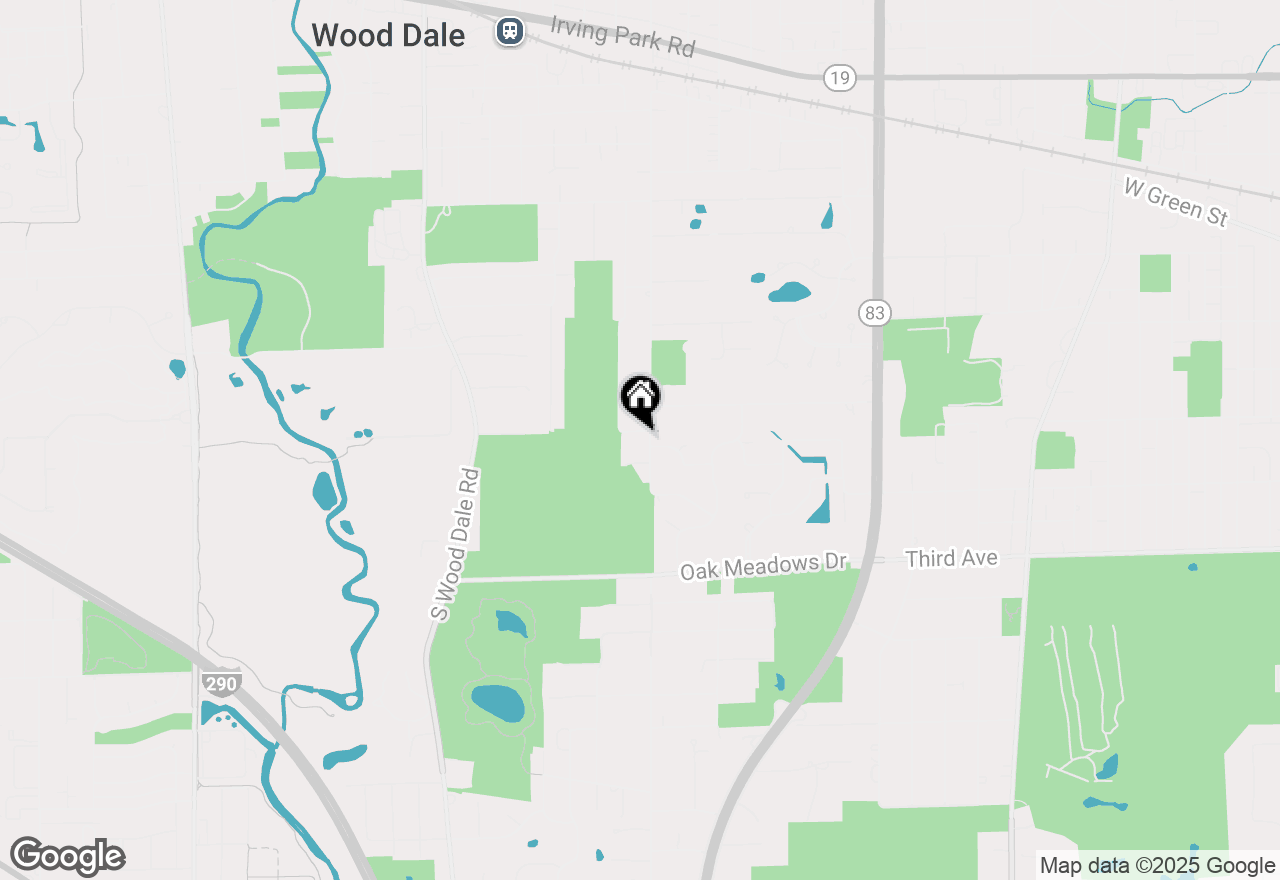 Map of 336 S Central Avenue, Wood Dale, IL 60191