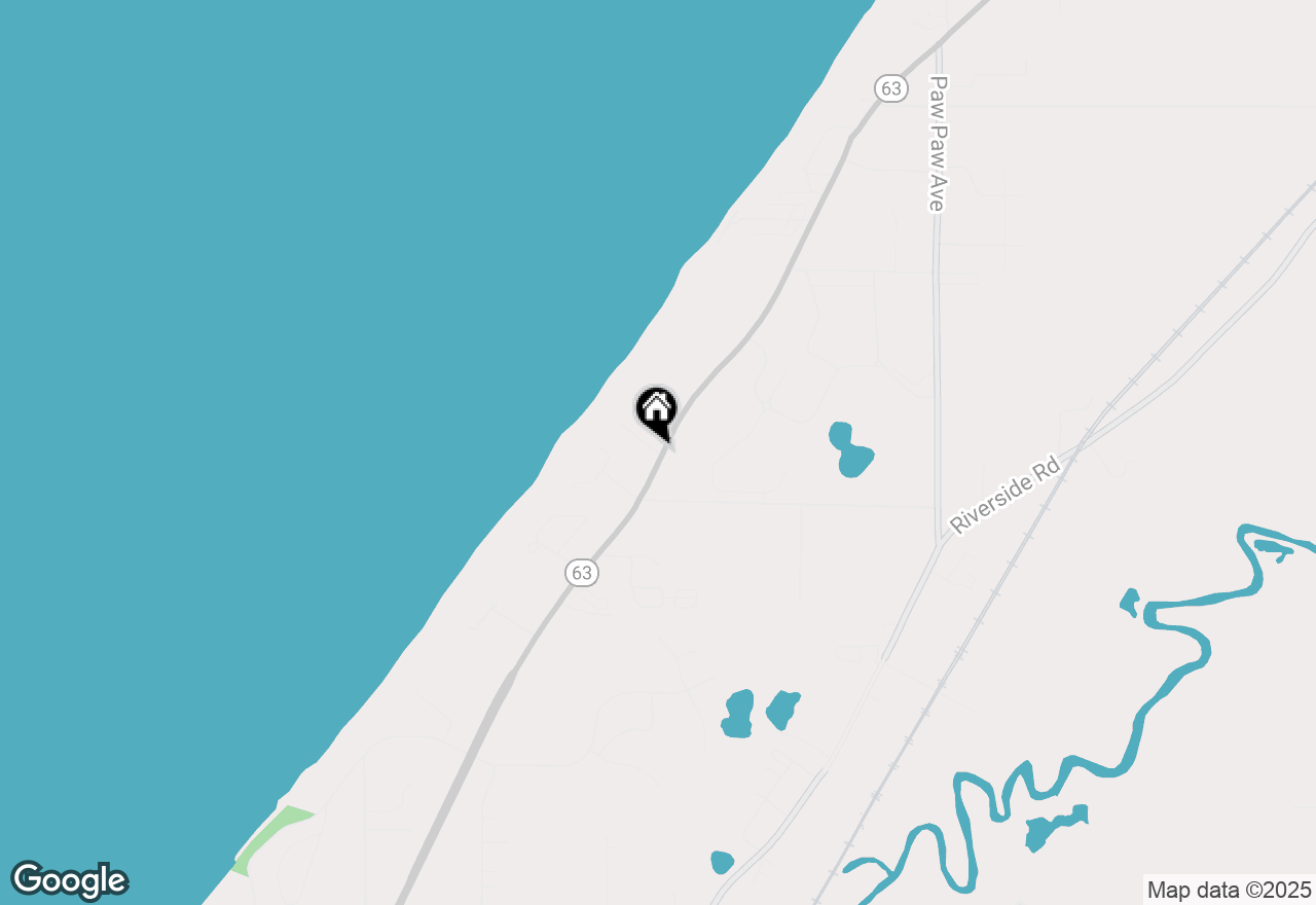 Map of 1744 N M-63, Benton Twp, MI 49022