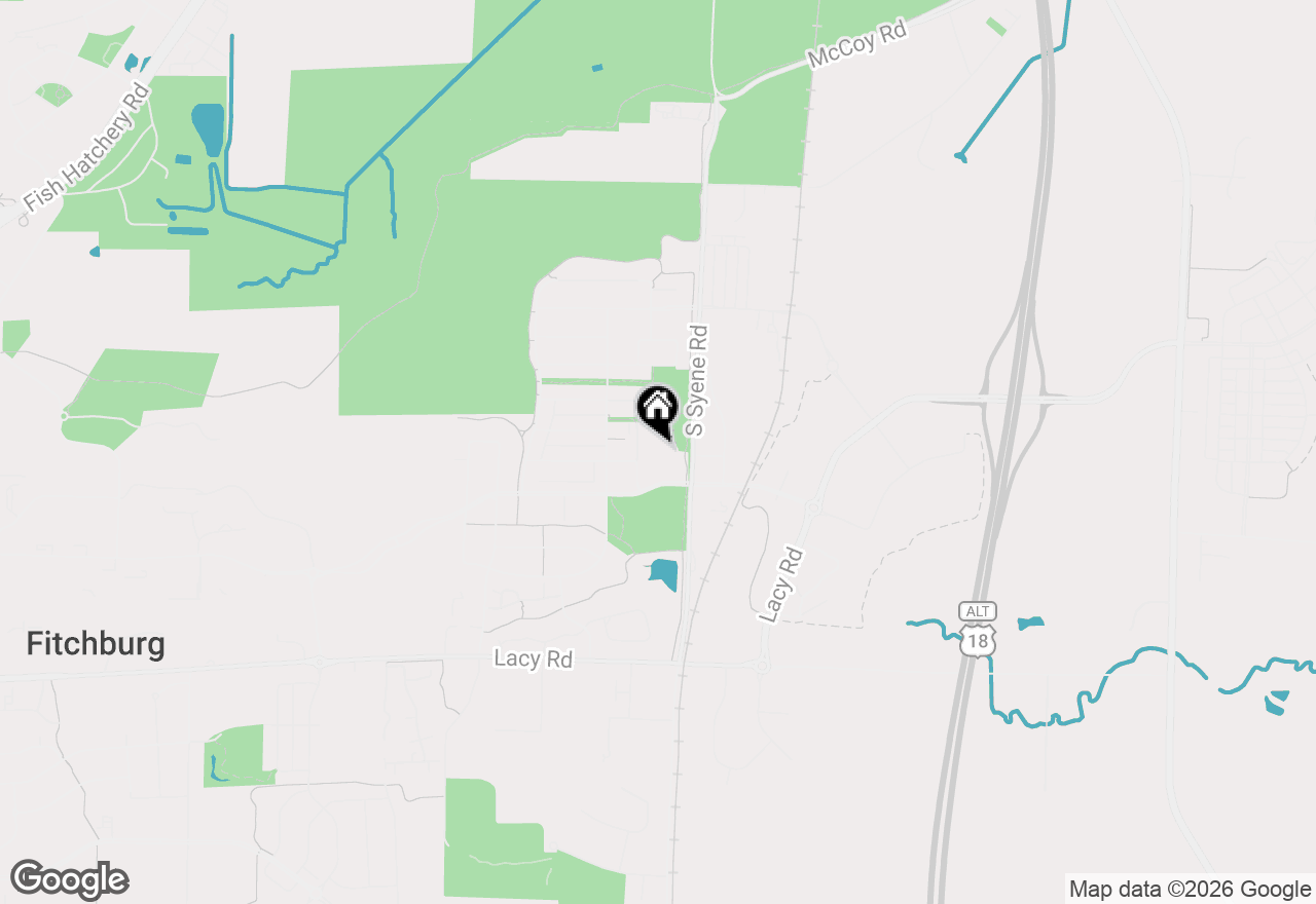 Map of 5192 Sassafras Drive #109, Fitchburg, WI 53711