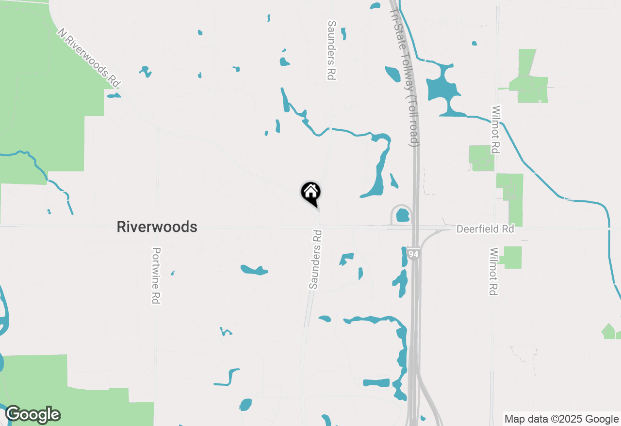 Map of 14 Big Oak Lane, Riverwoods, IL 60015
