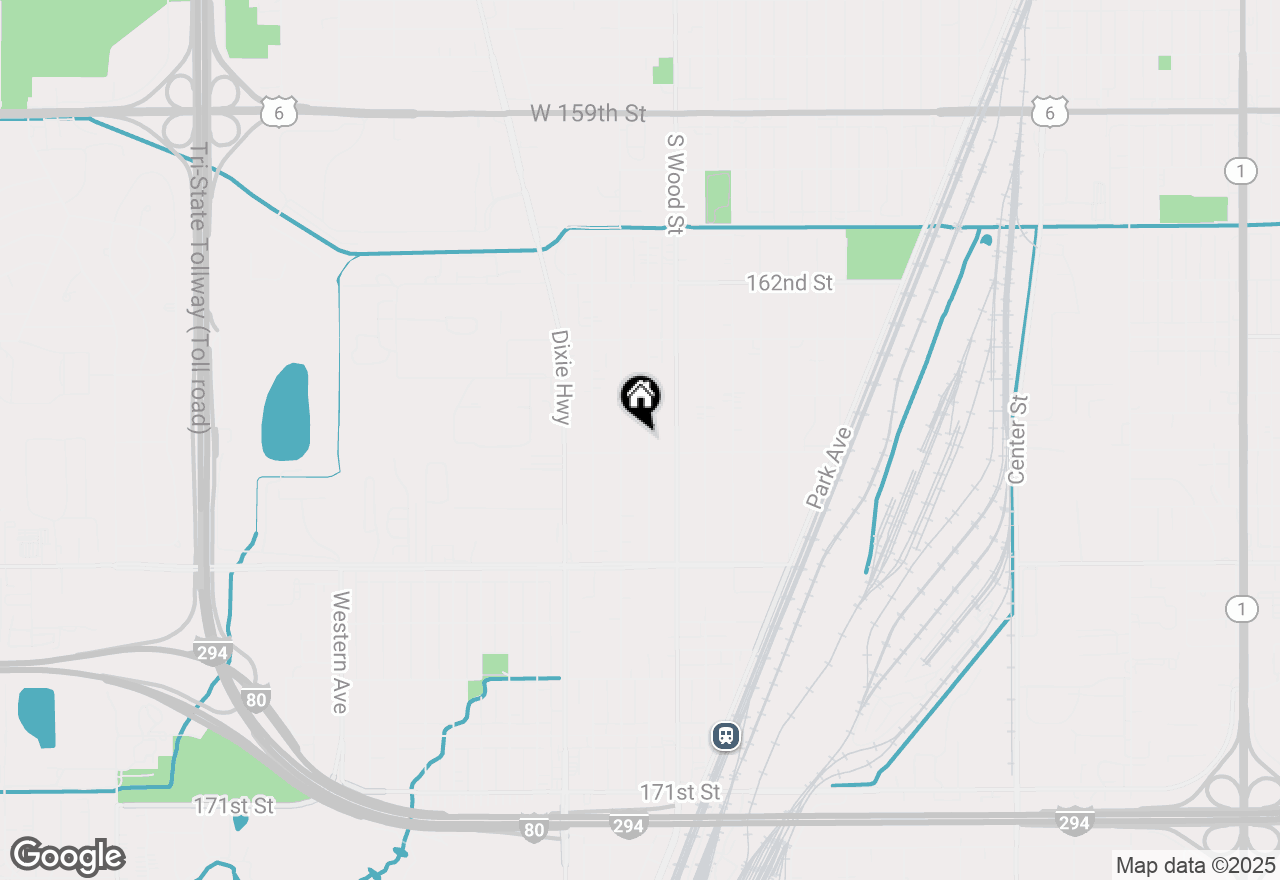 Map of 16450 Honore Avenue, Markham, IL 60428