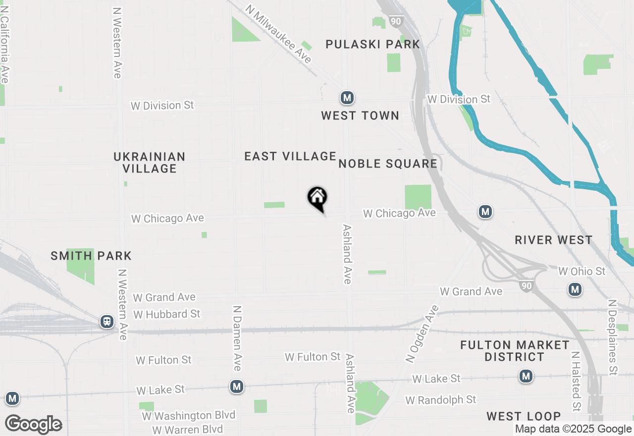 Map of 1703 W Chicago Avenue, Chicago, IL 60622