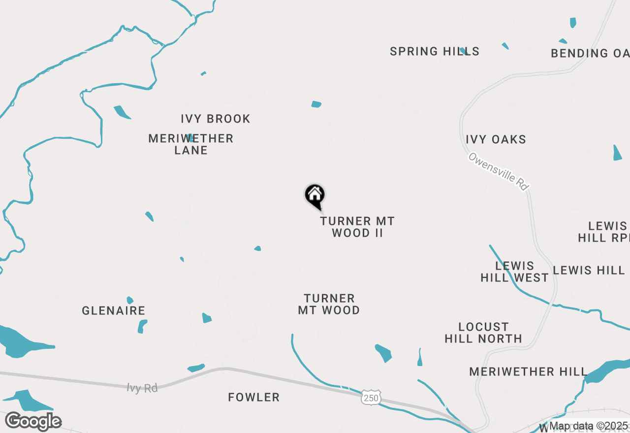 Map of 1248 Turner Mountain Rd, Charlottesville, VA 22903