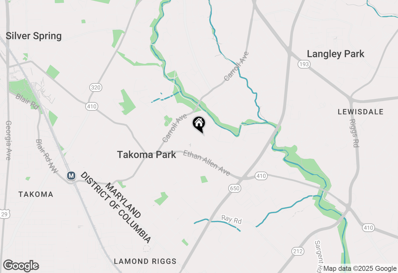 Map of 403 Lincoln Avenue, Takoma Park, MD 20912