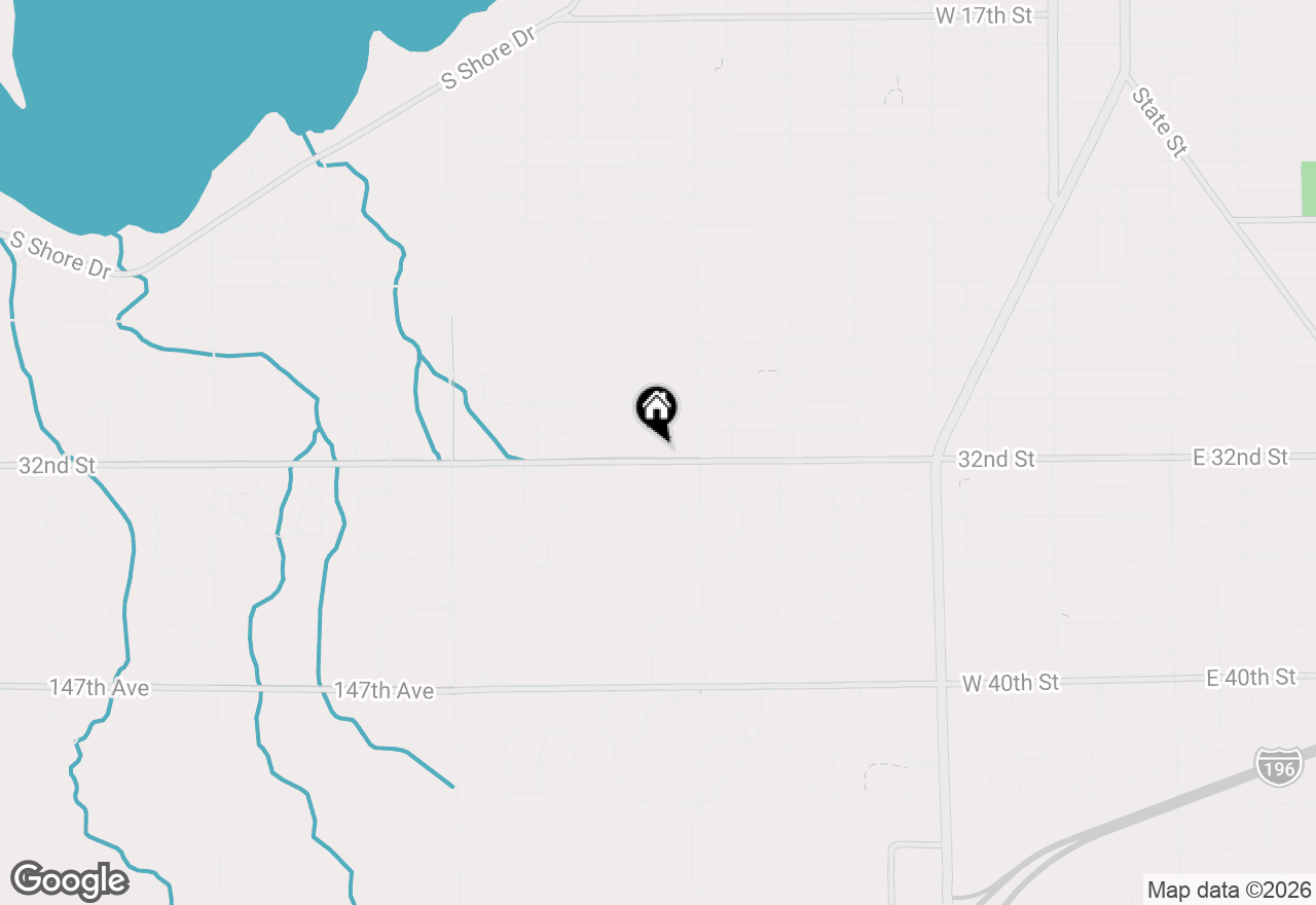 Map of 465 W 32nd Street, Holland, MI 49423