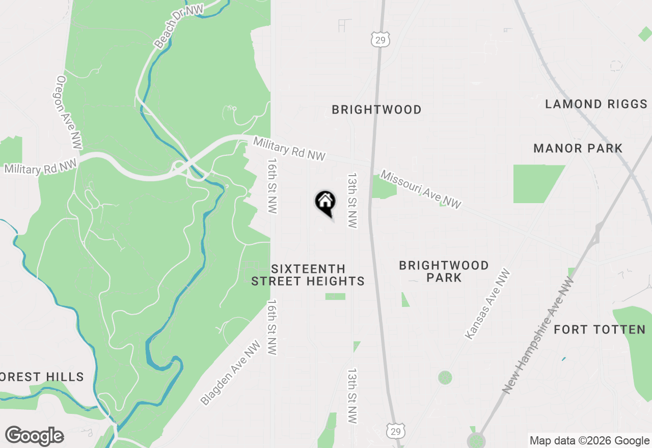 Map of 5601 Colorado Avenue Nw #6, Washington, DC 20011