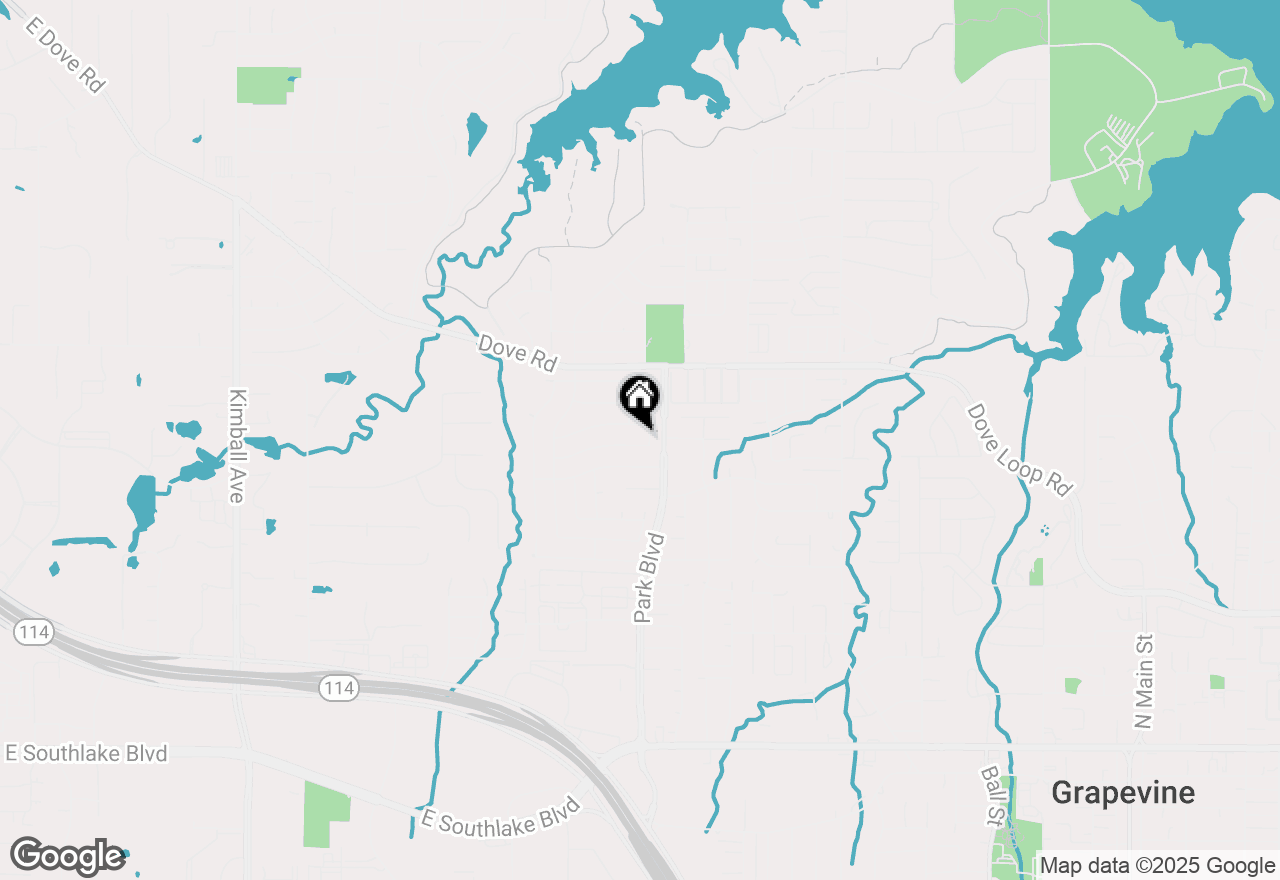 Map of 2092 Idlewood Drive, Grapevine, TX 76051