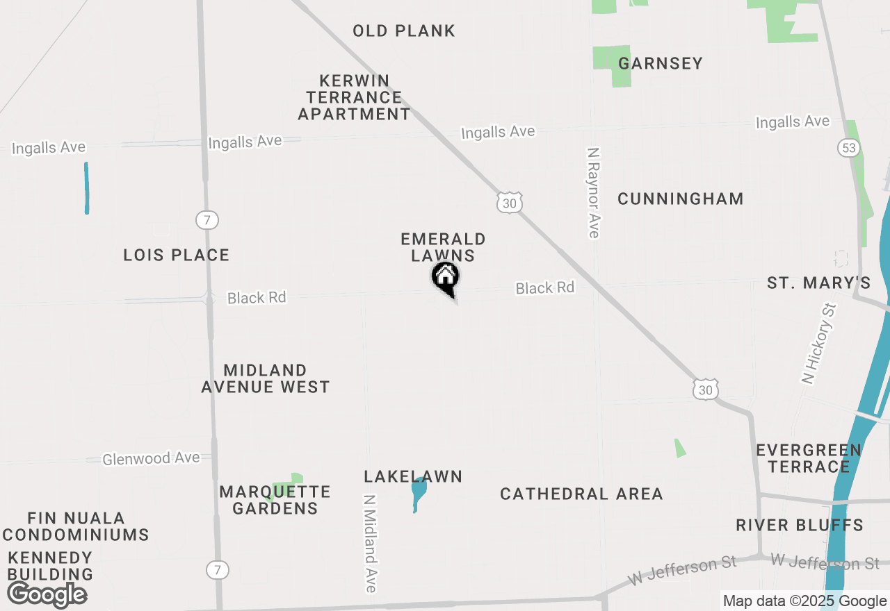 Map of 716 Catherine Street, Joliet, IL 60435