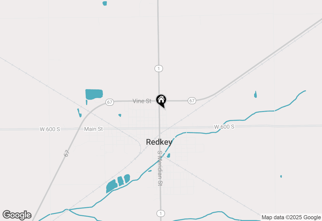 Map of 319 N Meridian Street, Redkey, IN 47373