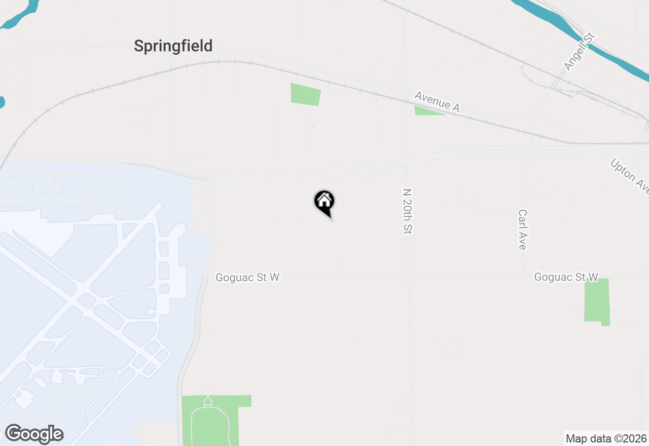 Map of 1131 Frisbie Boulevard, Springfield, MI 49037