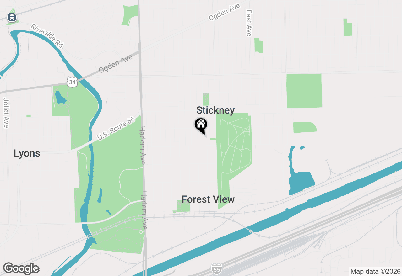 Map of 4226 Grove Avenue, Stickney, IL 60402