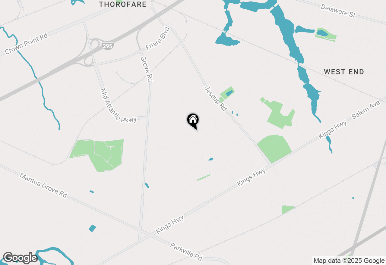 Map of 863 Doncaster Drive, West Deptford, NJ 08066