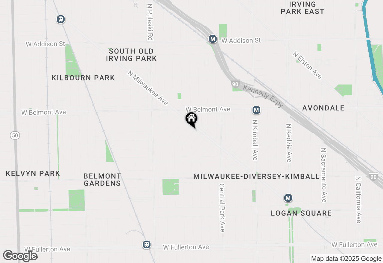 Map of 3071 N Avers Avenue, Chicago, IL 60618