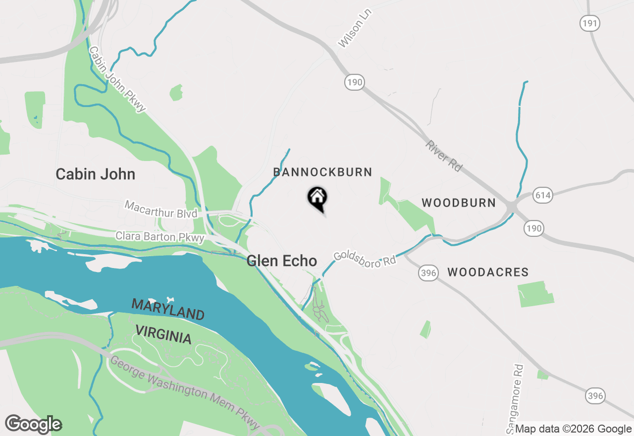 Map of 6301 Crathie Ln, Bethesda, MD 20816