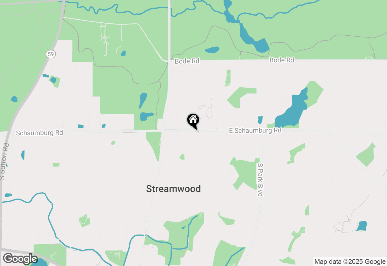 Map of 203 E Schaumburg Road, Streamwood, IL 60107