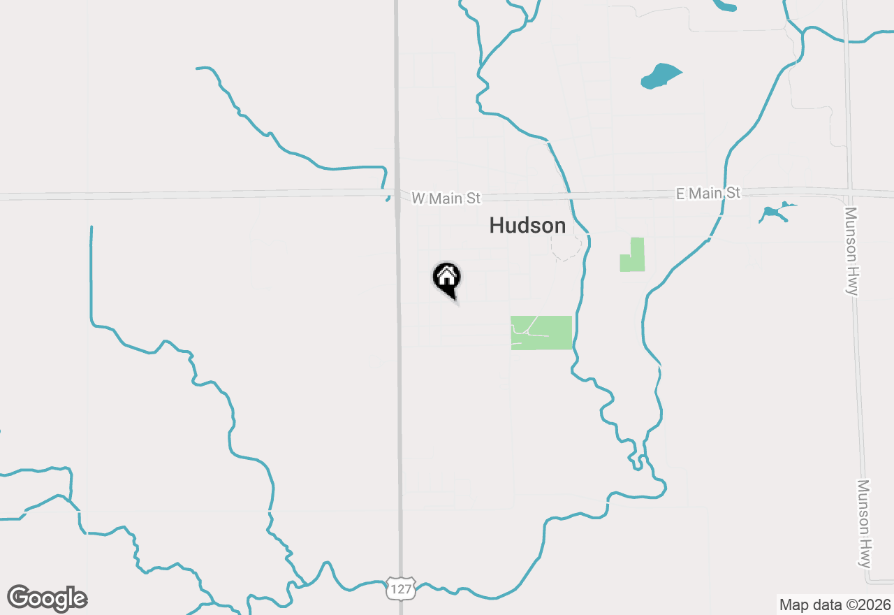 Map of 507 Grove Street, Hudson, MI 49247