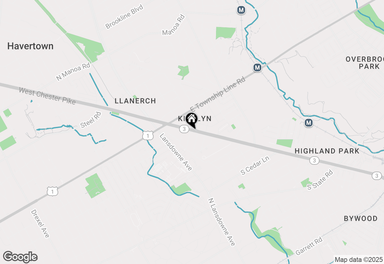 Map of 3 S Brighton Avenue, Upper Darby, PA 19082