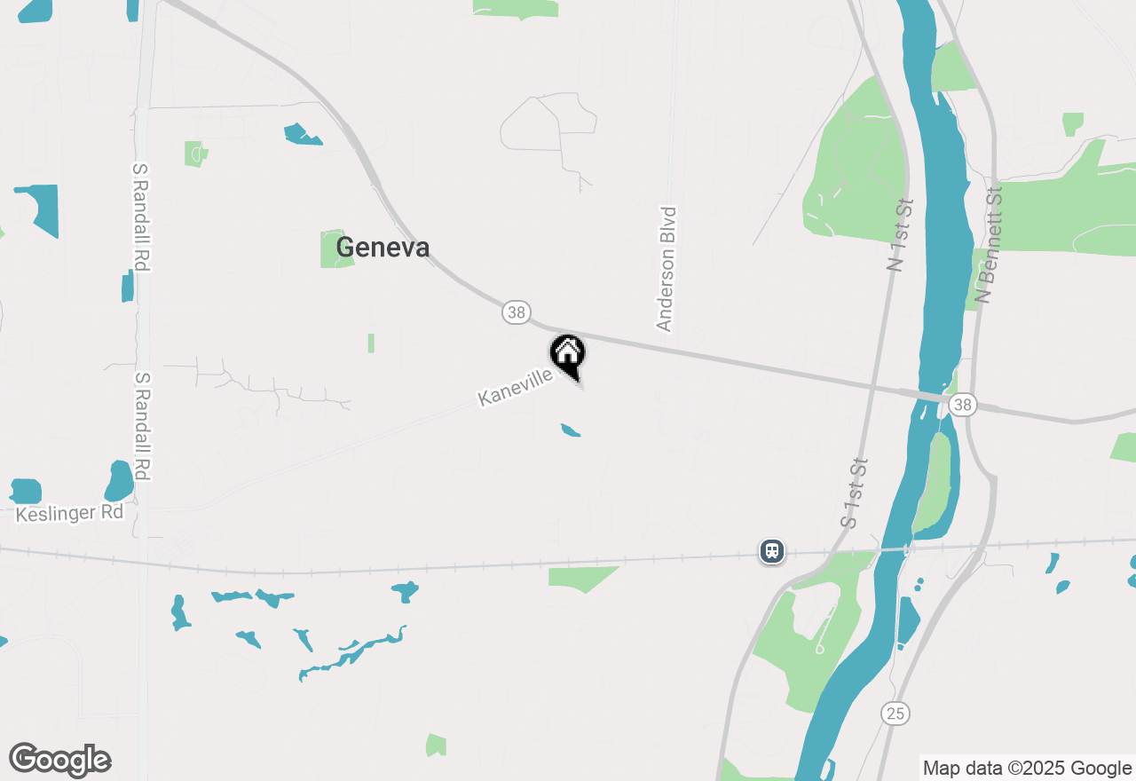 Map of 1222 James Street, Geneva, IL 60134