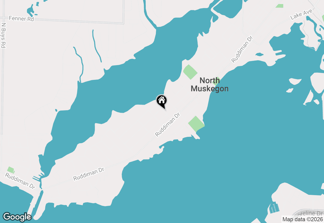 Map of 921 Moulton Avenue, Muskegon, MI 49445