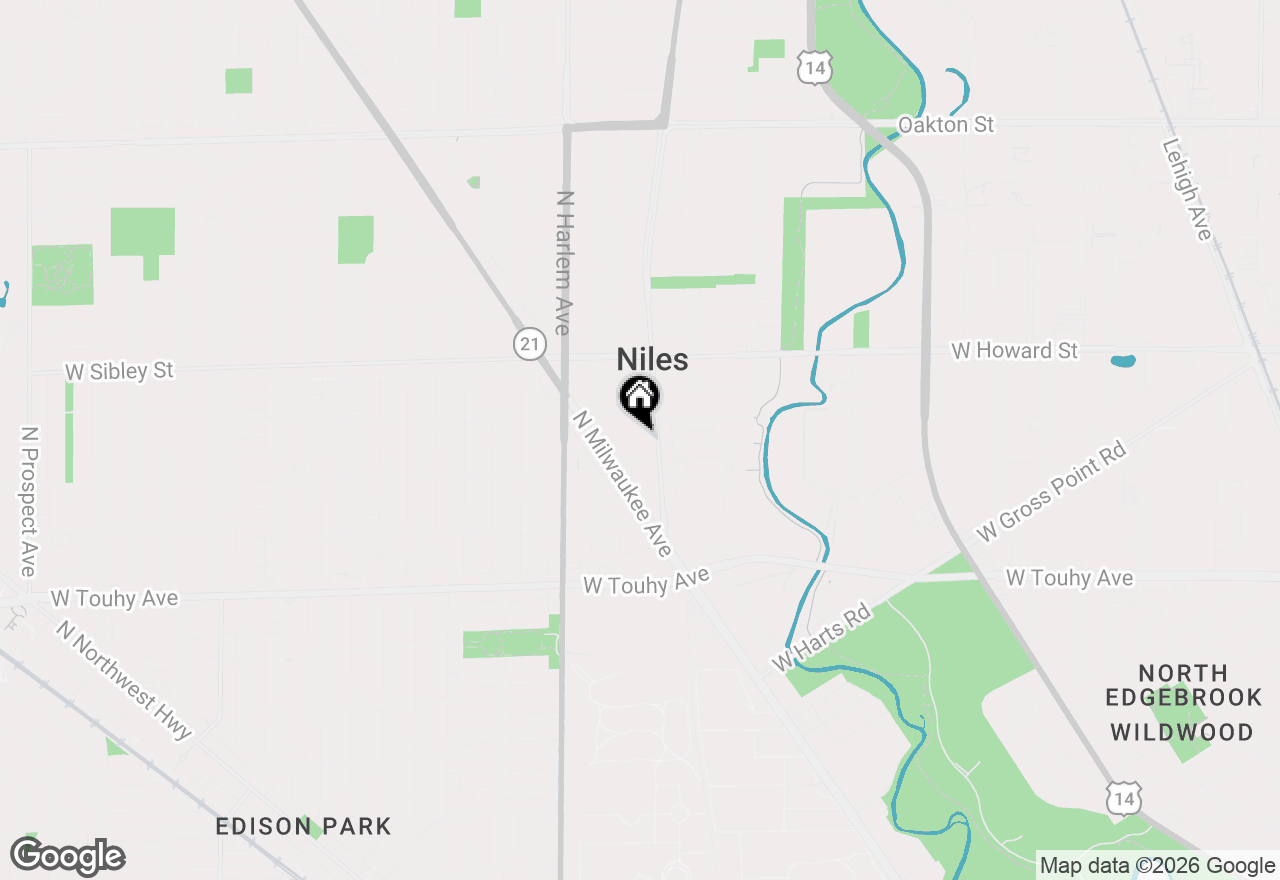 Map of 7450 N Waukegan Road #505, Niles, IL 60714
