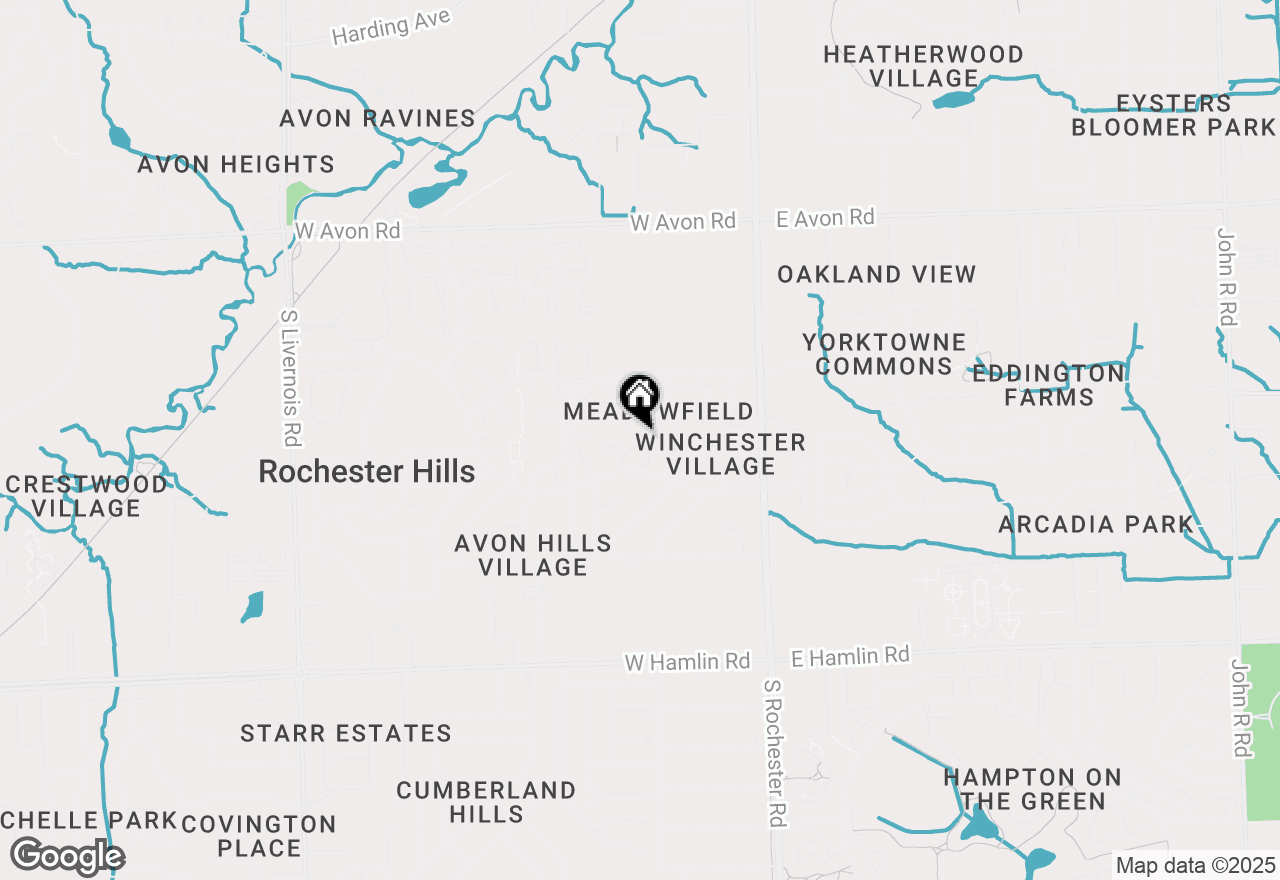 Map of 1612 Stonecrest Drive, Rochester Hills, MI 48307